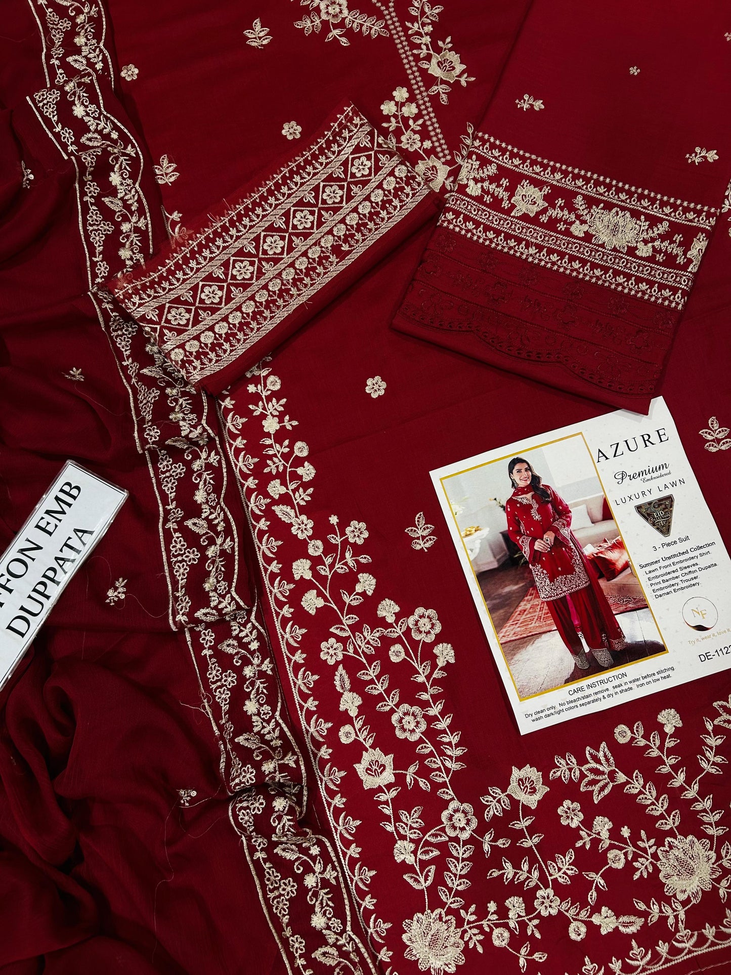 BRAND NAME* AZURE
_WEAR BY THE GORGEOUS ACTRESS_ *AYEZA KHAN*