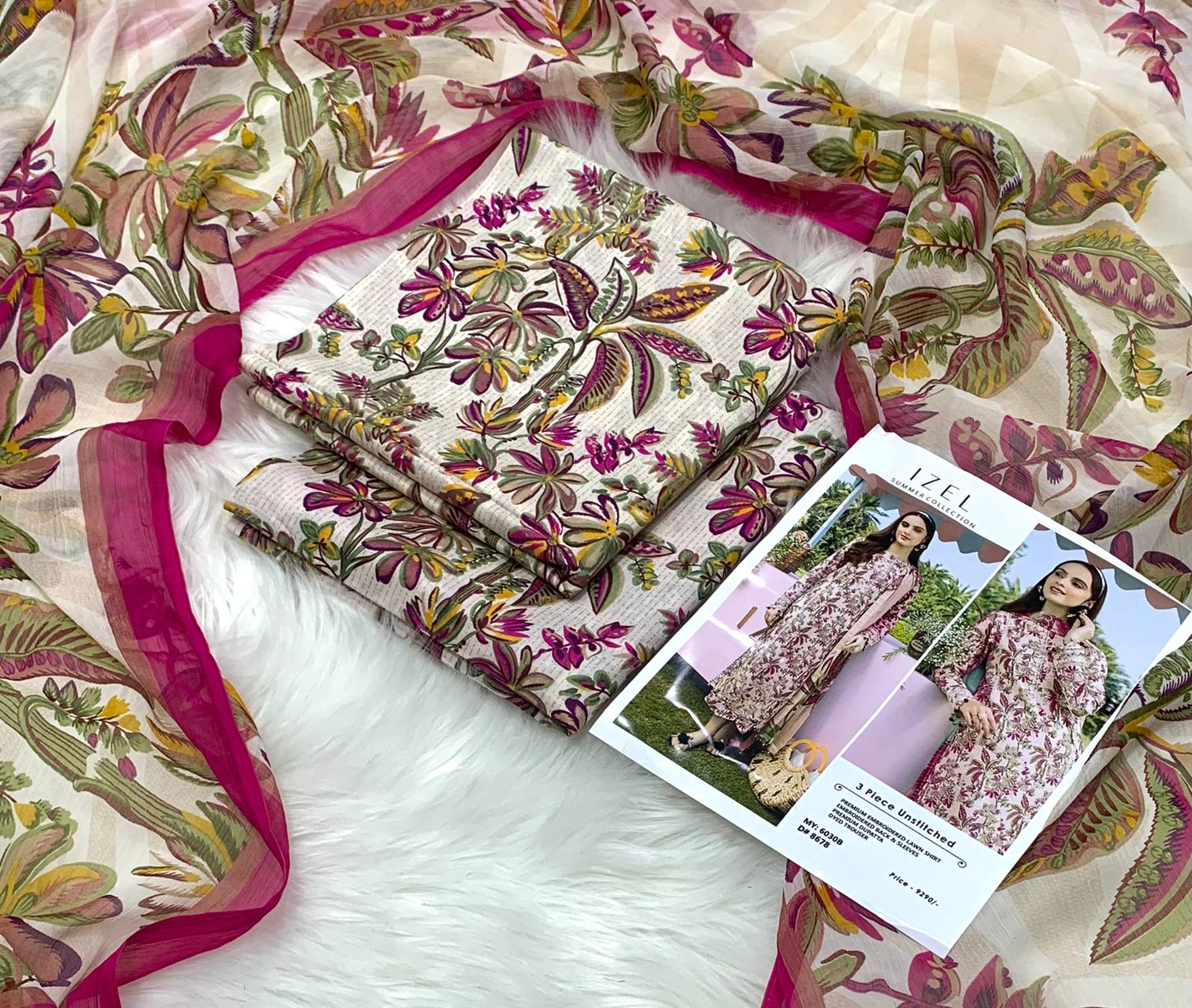Summar collection Digital printed Chiffon duppta 2k26