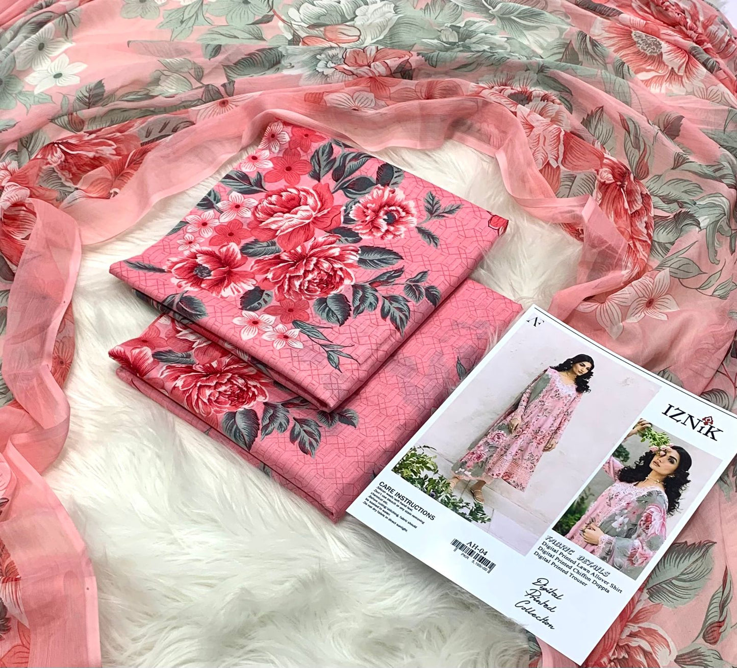 Summar collection Digital printed Chiffon duppta 2k26