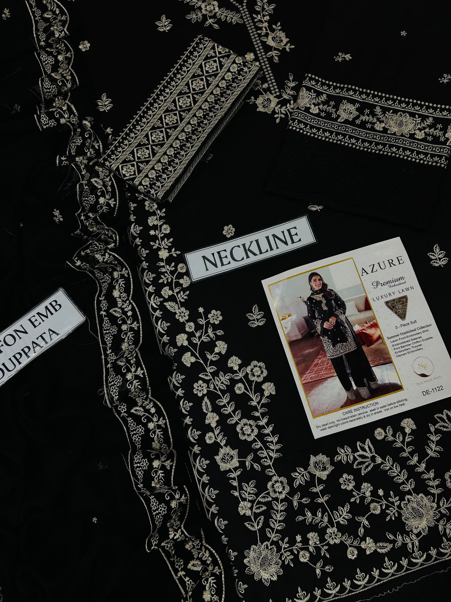 BRAND NAME* AZURE
_WEAR BY THE GORGEOUS ACTRESS_ *AYEZA KHAN*