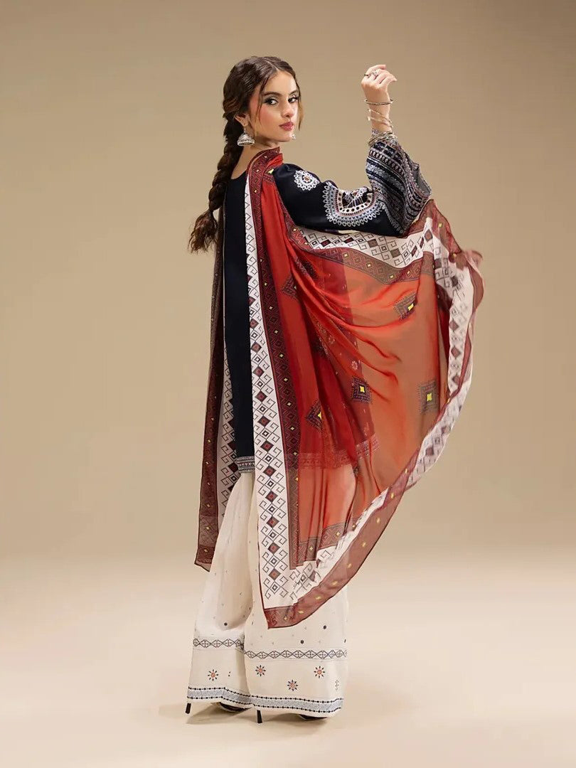 Rangrez – Heavy Embroidered Lawn 3-Piece Suit (UNStitched) AS-04
