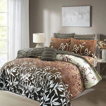 7 pcs Quilted Comforter Set EM-905