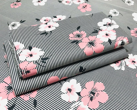2025-FLORAL PRINTS 2PC SUMMER WEAR