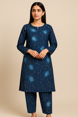 2025-FLORAL PRINTS 2PC SUMMER WEAR