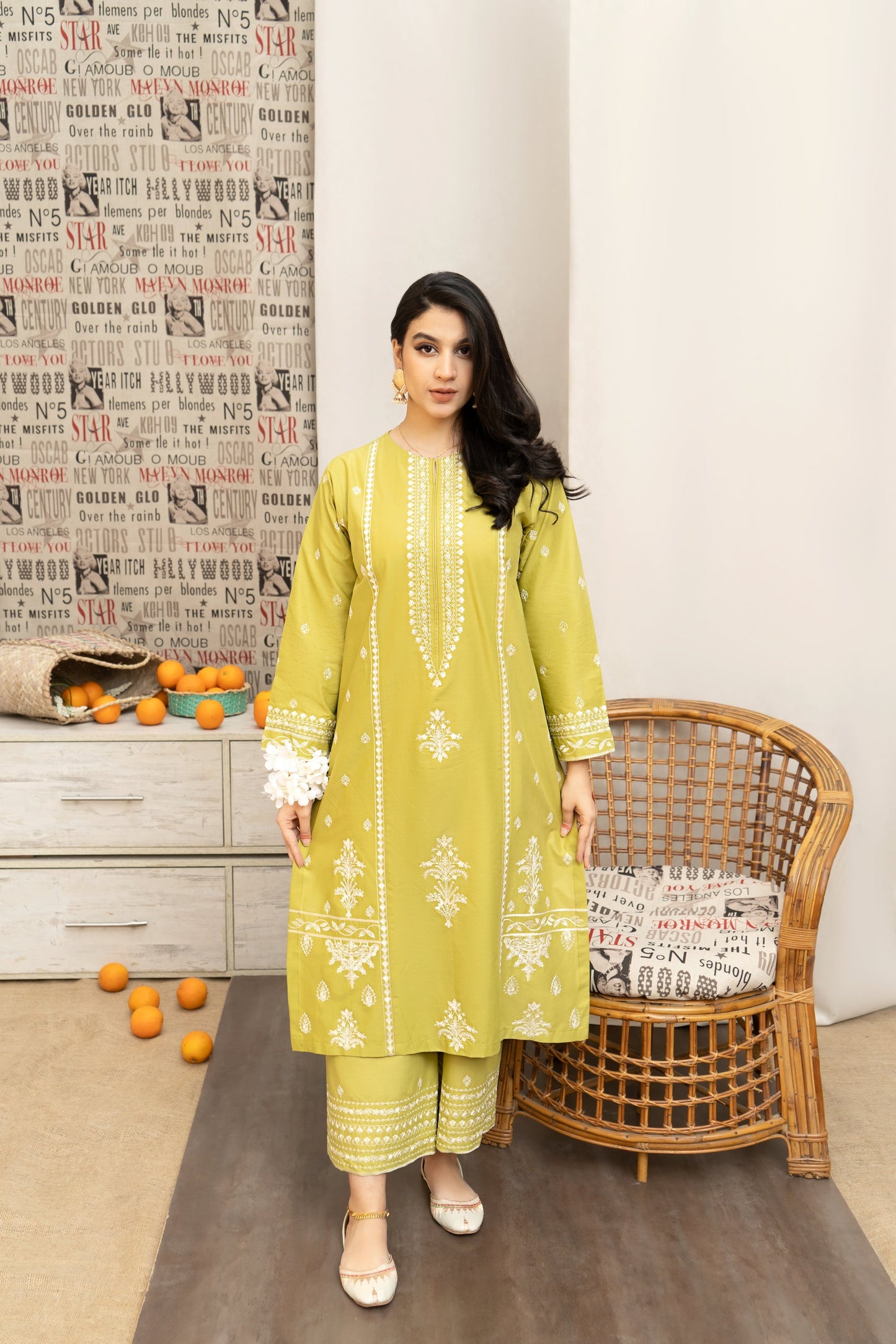 Urge – Luxury Embroidered 3-Piece in Lawn unsticed AS-28