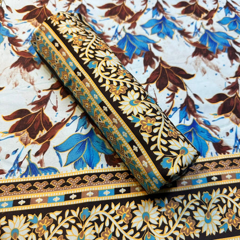 2025-FLORAL PRINTS 2PC SUMMER WEAR