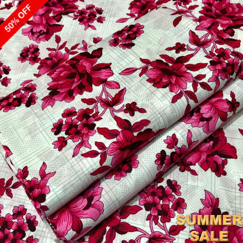 2025-FLORAL PRINTS 2PC SUMMER WEAR