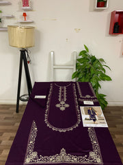 Embroidered 2Pc Lawn Unstitched Summer Dress - DE-55P