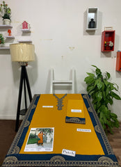 Sequin Embroidered 2Pc Lawn Unstitched Dress - DE-1105