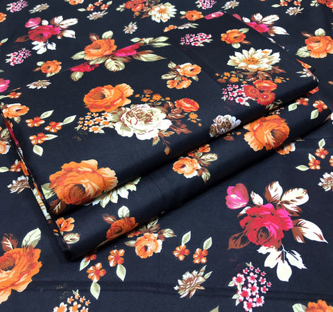 2025-FLORAL PRINTS 2PC SUMMER WEAR