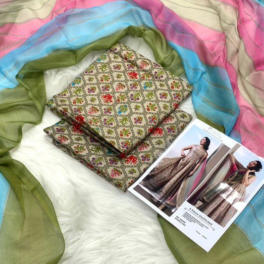 Summar collection Digital printed Chiffon duppta 2k26