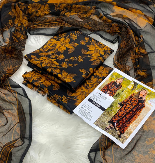 Summar collection Digital printed Chiffon duppta 2k26