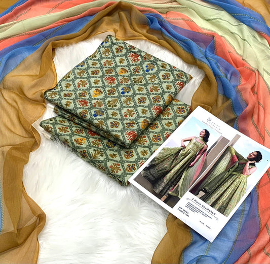 Summar collection Digital printed Chiffon duppta 2k26