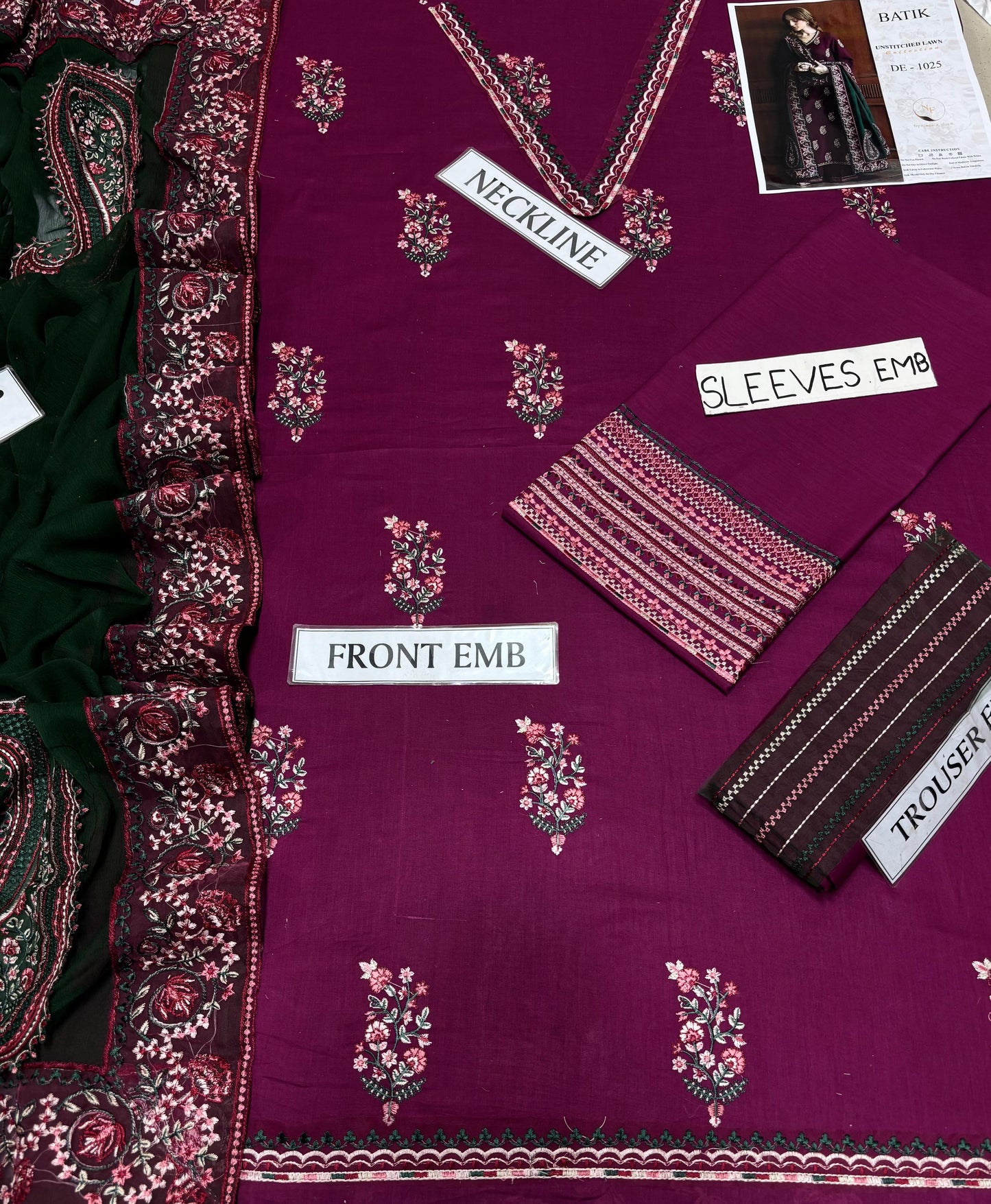 BRAND NAMEBATIK 2K26 ( DUPATTA MUKAMAL READY TO WEAR HE ✅)