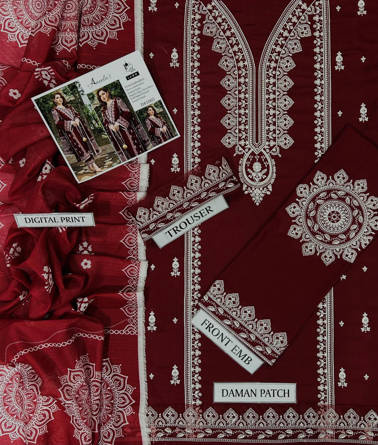 BRAND NAME* ANEELAS

_WEAR BY THE GORGEOUS ACTRESS_ *MOMINA