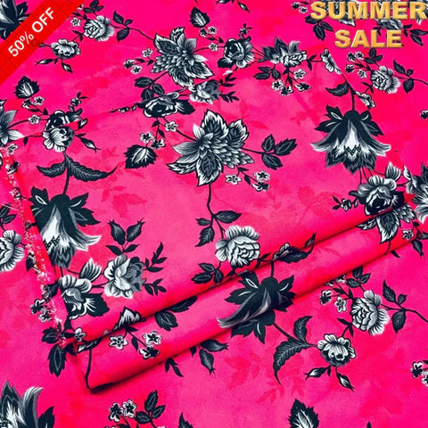2025-FLORAL PRINTS 2PC SUMMER WEAR
