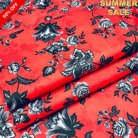 2025-FLORAL PRINTS 2PC SUMMER WEAR