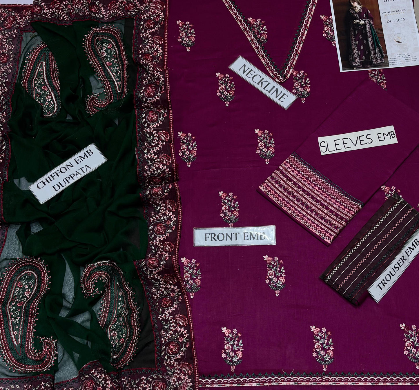 BRAND NAMEBATIK 2K26 ( DUPATTA MUKAMAL READY TO WEAR HE ✅)