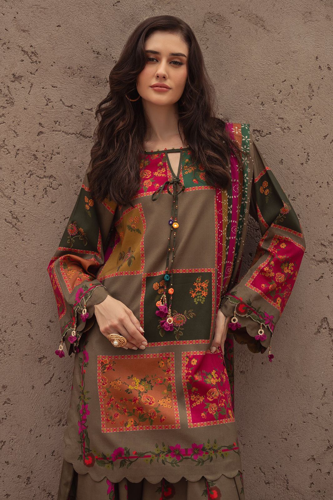 *BRAND: CHARIZMA* (Digital printed voil Dupatta)