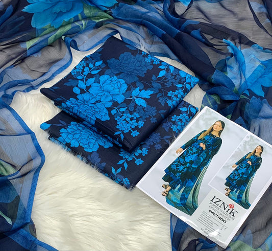 Summar collection Digital printed Chiffon duppta 2k26