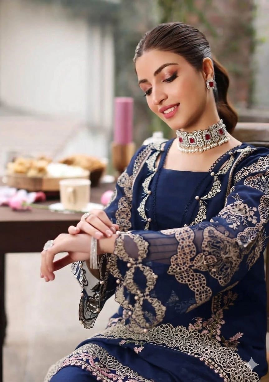*BRAND NAME* KAHF
_WEAR BY THE GORGEOUS ACTRESS_ *KINZA HASHMI*