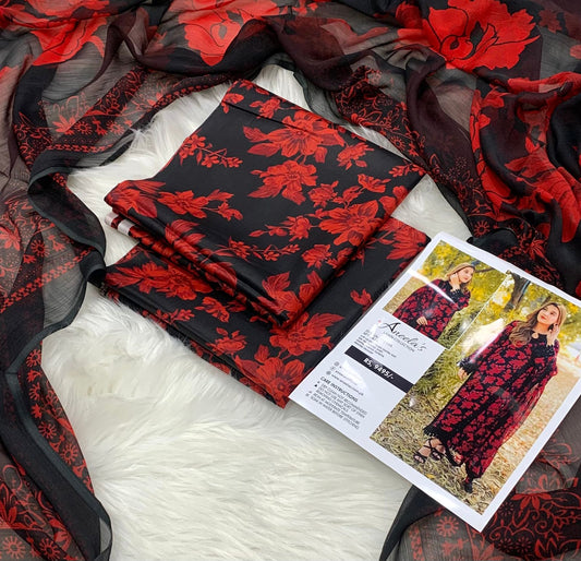 Summar collection Digital printed Chiffon duppta 2k26