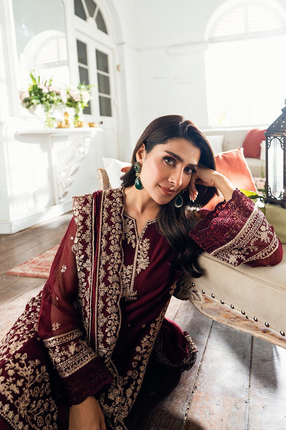 BRAND NAME* AZURE

_WEAR BY THE GORGEOUS ACTRESS_ *AYEZA KHAN*