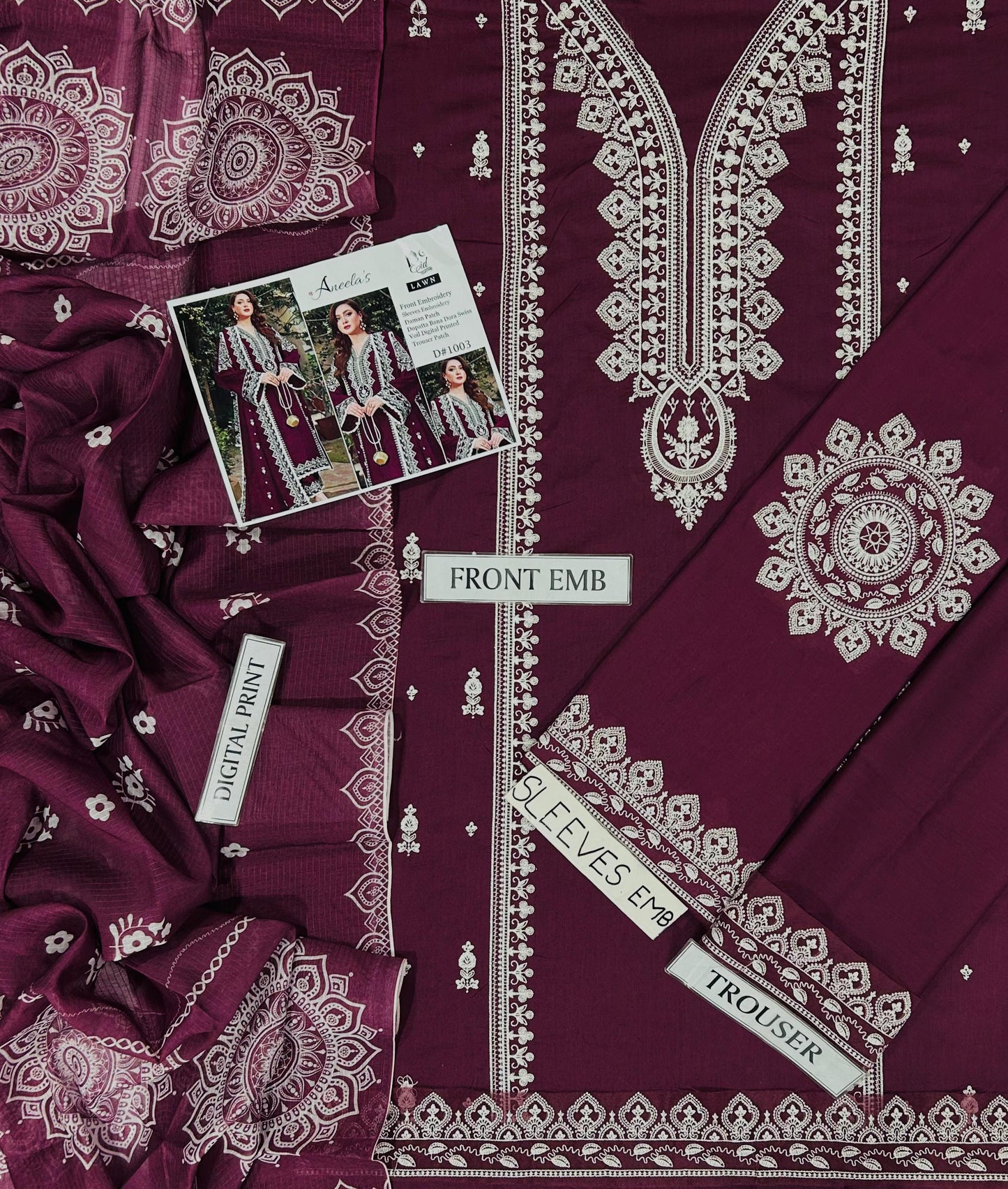BRAND NAME* ANEELAS

_WEAR BY THE GORGEOUS ACTRESS_ *MOMINA