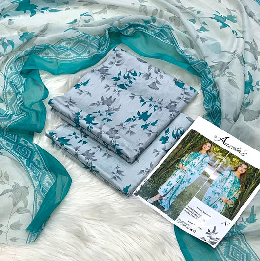 Summar collection Digital printed Chiffon duppta 2k26