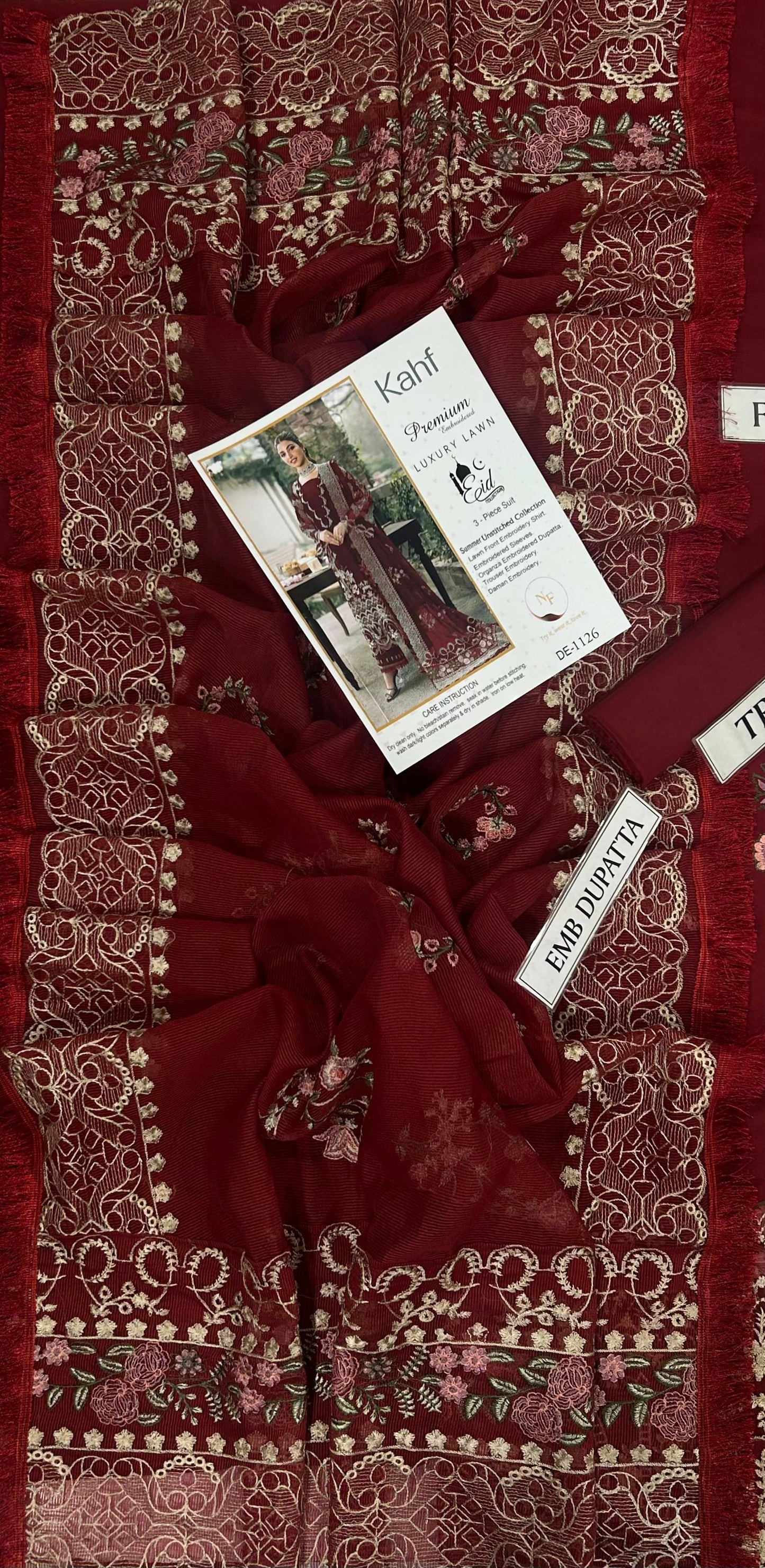 BRAND NAME* KAHF

_WEAR BY THE GORGEOUS ACTRESS_ *KINZA HASHMI*