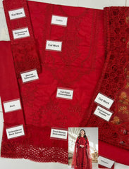 Qalamkar Lawn Embroidered Collection SP-13 ROMI Lawn Embroidered Unstitched 3pc